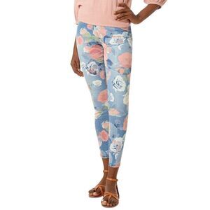 Hue Roses Denim Skimmer Leggings‎ - Multi Size L